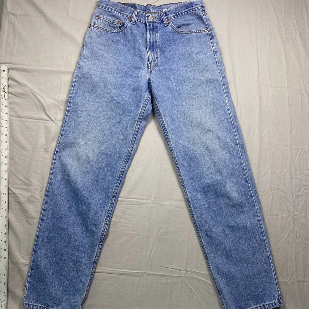 Vintage Levis 550 Relaxed Fit Jeans‎ Mens 34x33 Made In Canada Light Wash Denim